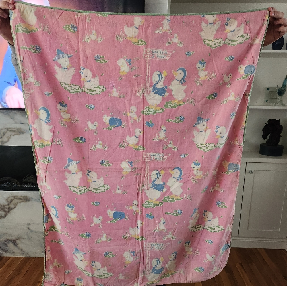 Vintage Crib Duvet Cover - Picture 5 of 12